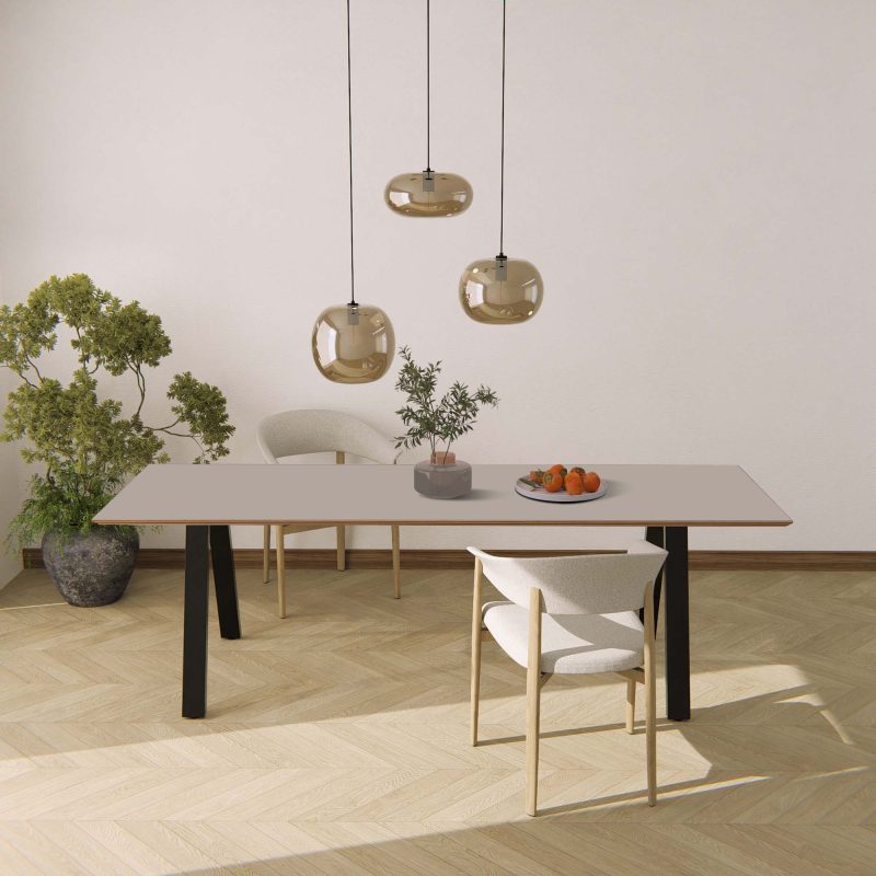 Fenix-tafel beige-arizona-0748-a frame zwart-