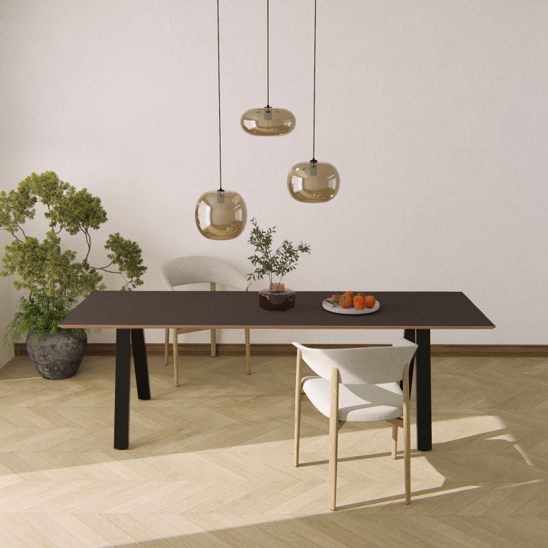 Linoleum tafel iron (forbo 4178) op maat