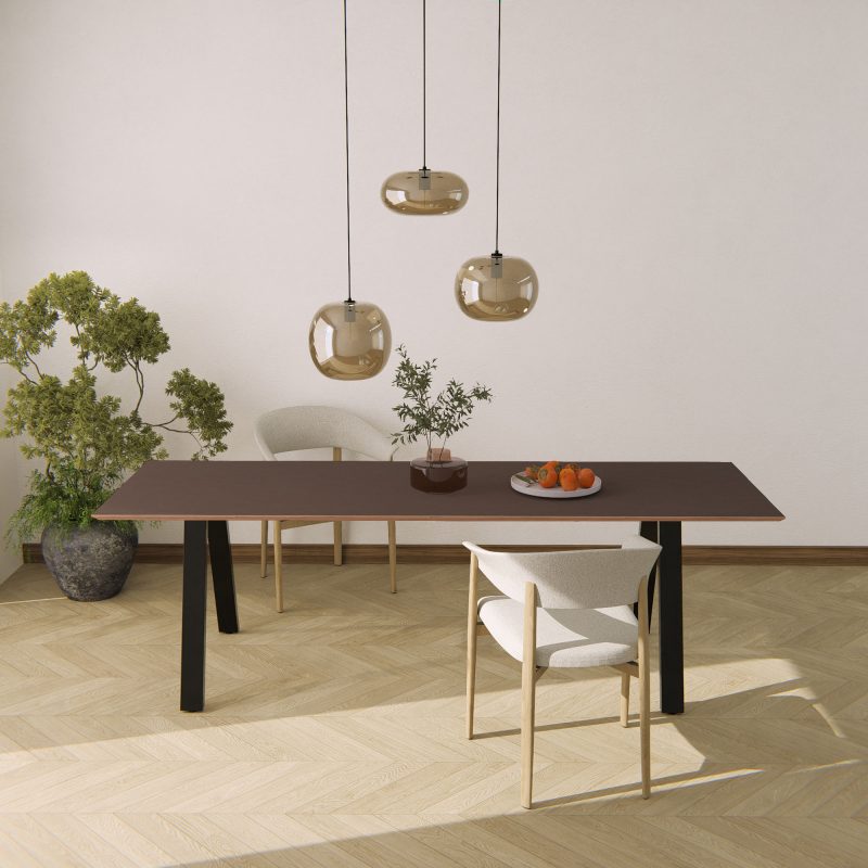 Linoleum tafel mauve (forbo 4172) op maat