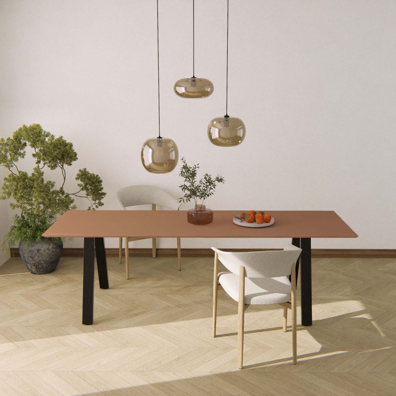 Linoleum tafel walnut (forbo 4003) op maat